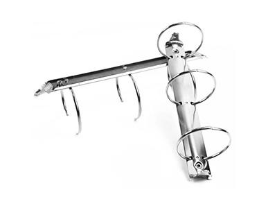 Mecanismo de Anillas, Anillas Redondas con Palanca Recta